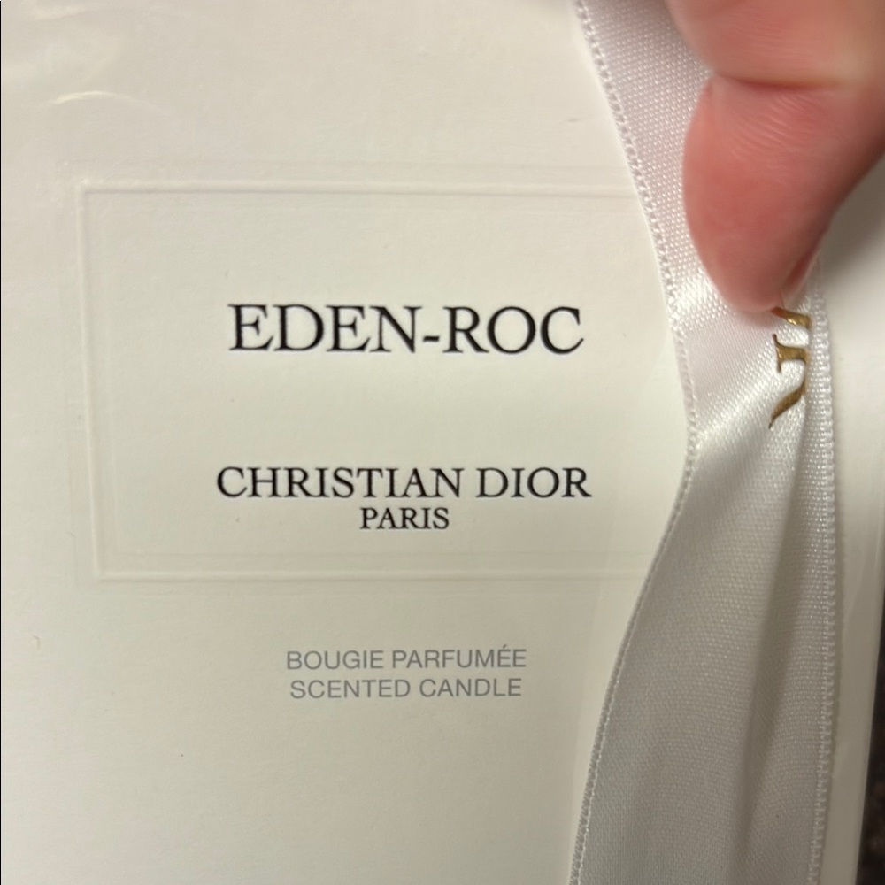 Christian Dior EDEN-ROC Bougie parfumée scented candle .. in original packaging